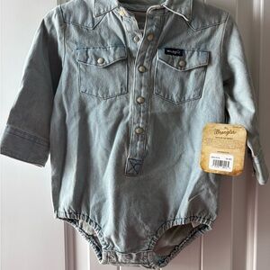 Wrangler Baby Blue Denim Outfit